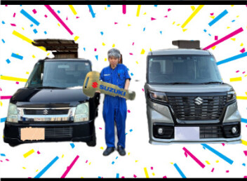 社員Ｈスペーシアベース納車しました！